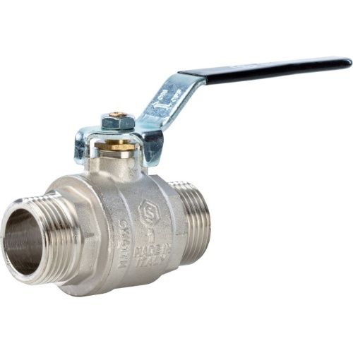 Кран шаровой полнопроходной НР/НР рычаг 1" Stout