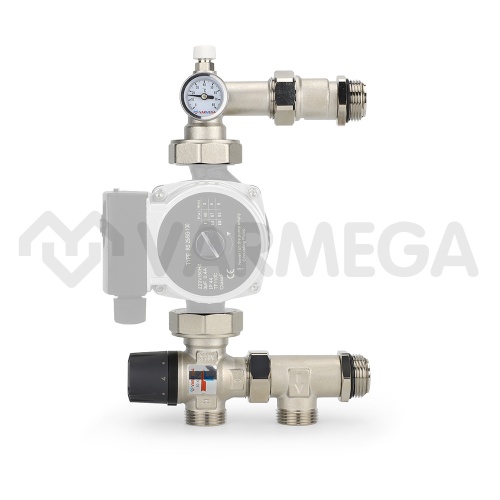 Насосно-смесительный узел Varmix-3TMV 1" (без насоса) VARMEGA