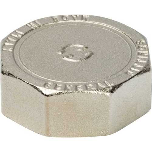 Заглушка ВР никель 1/2" Stout (10/350)